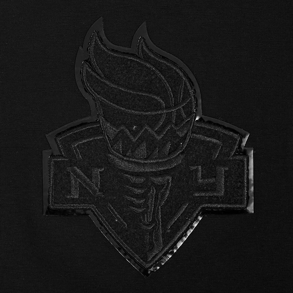 imageMens WNBA Classic Triple Black Cotton Long Sleeve TeeBlack