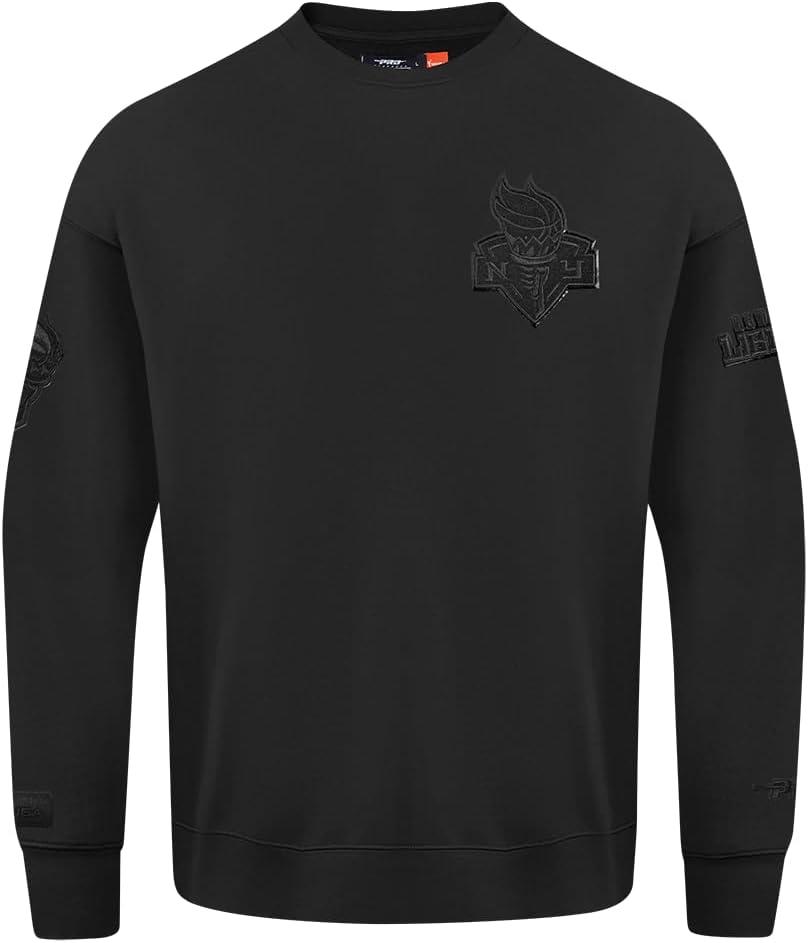 imageMens WNBA Classic Triple Black Cotton Long Sleeve TeeBlack