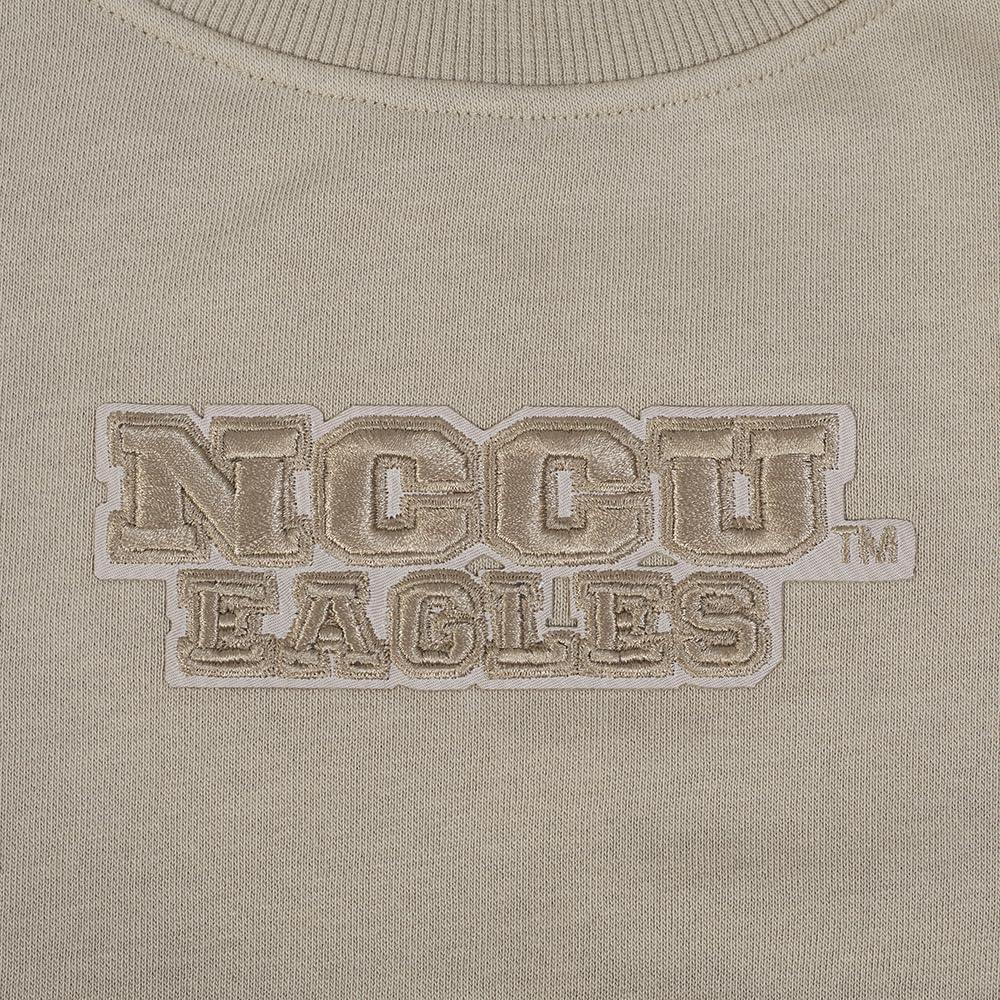 imagePRO STANDARD Womens College Wingspan Brushed Back French Terry Crewneck SweatshirtTaupe