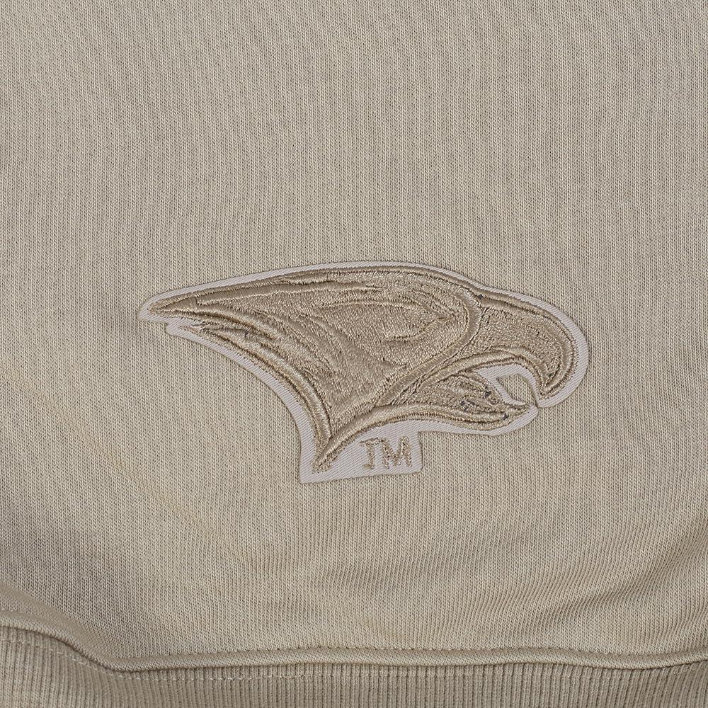 imagePRO STANDARD Womens College Wingspan Brushed Back French Terry Crewneck SweatshirtTaupe