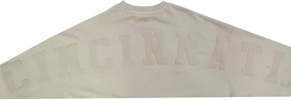 imagePRO STANDARD Womens College Wingspan Brushed Back French Terry Crewneck SweatshirtTaupe