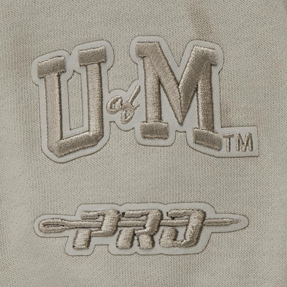 imagePRO STANDARD Womens College Wingspan Brushed Back French Terry Crewneck SweatshirtTaupe