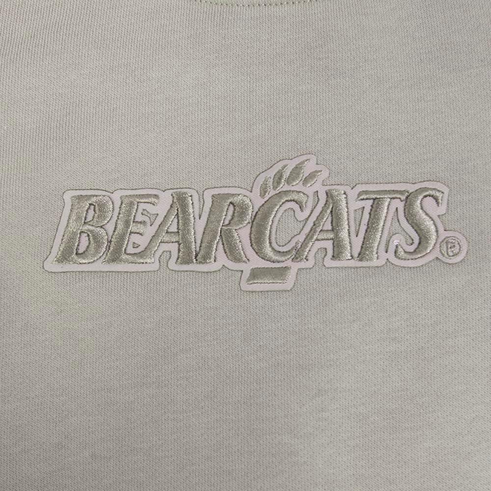 imagePRO STANDARD Womens College Wingspan Brushed Back French Terry Crewneck SweatshirtTaupe