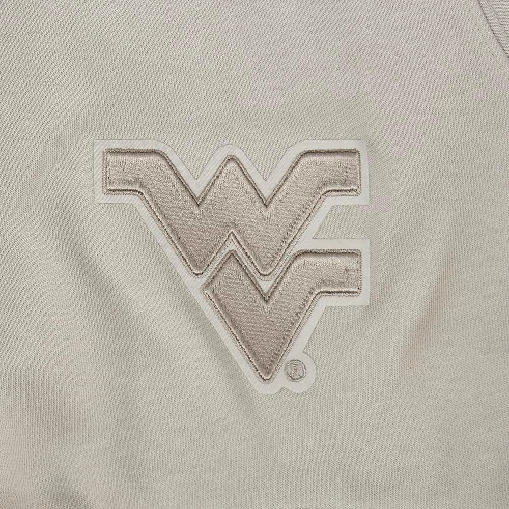imagePRO STANDARD Womens College Wingspan Brushed Back French Terry Crewneck SweatshirtTaupe