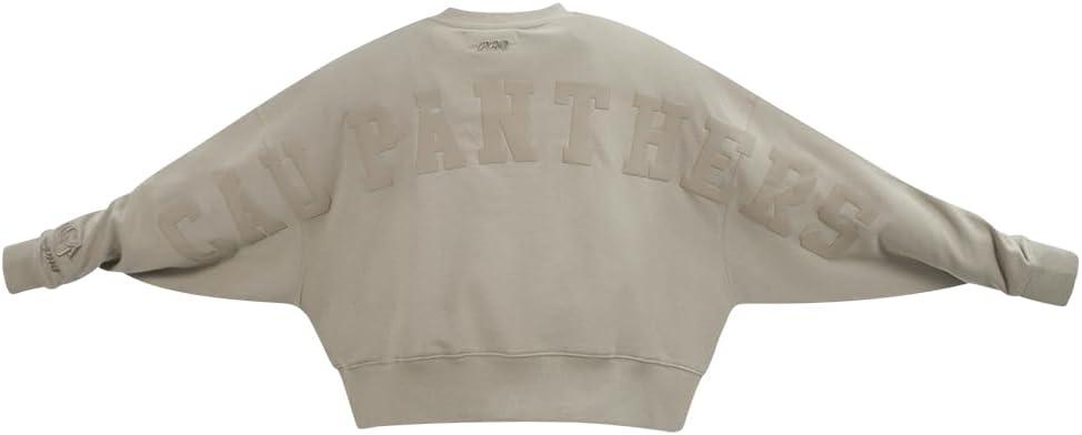 imagePRO STANDARD Womens College Wingspan Brushed Back French Terry Crewneck SweatshirtTaupe