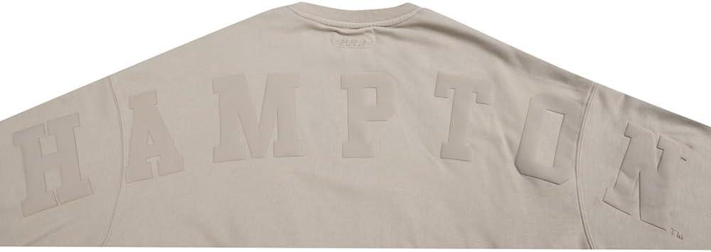 imagePRO STANDARD Womens College Wingspan Brushed Back French Terry Crewneck SweatshirtTaupe