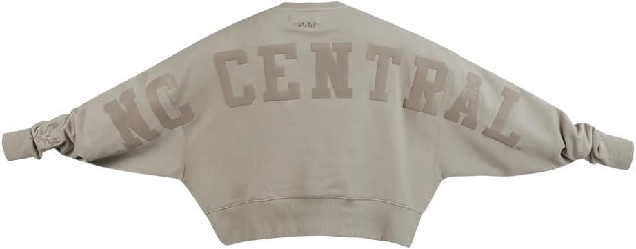 imagePRO STANDARD Womens College Wingspan Brushed Back French Terry Crewneck SweatshirtTaupe
