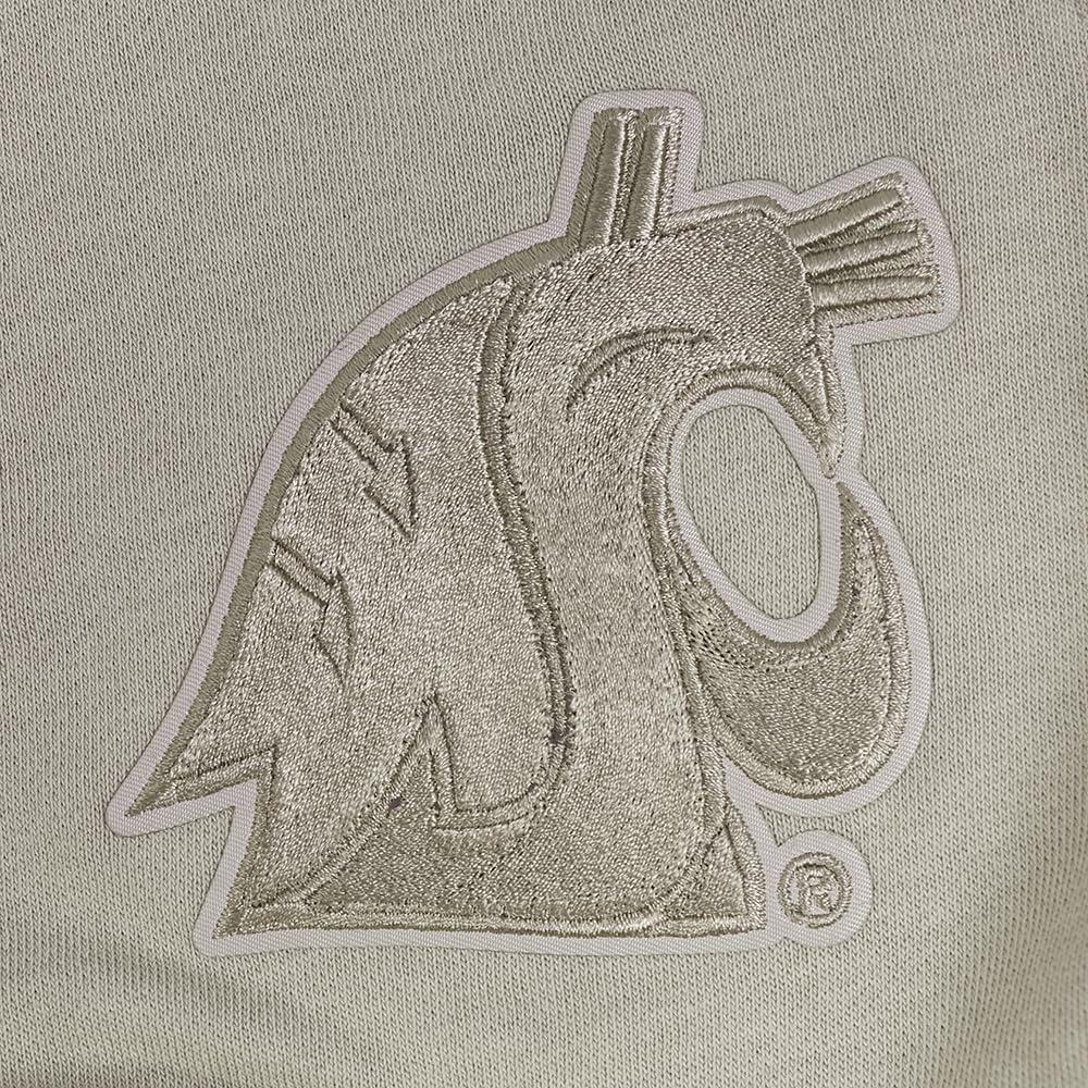 imagePRO STANDARD Womens College Wingspan Brushed Back French Terry Crewneck SweatshirtTaupe
