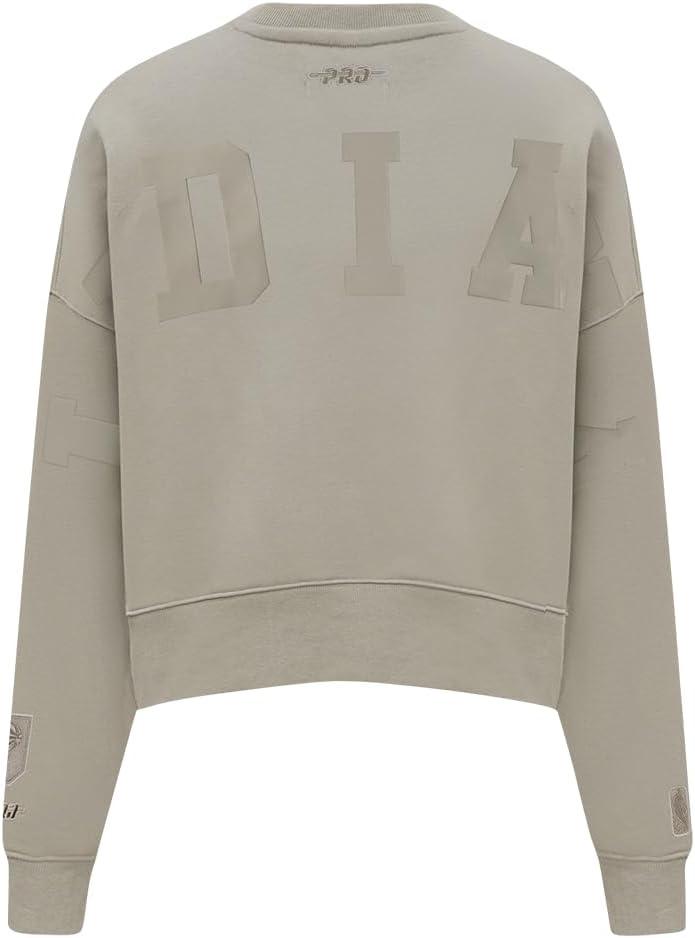 imagePRO STANDARD Womens NBA Wingspan Brushed Back French Terry Crewneck SweatshirtTaupe