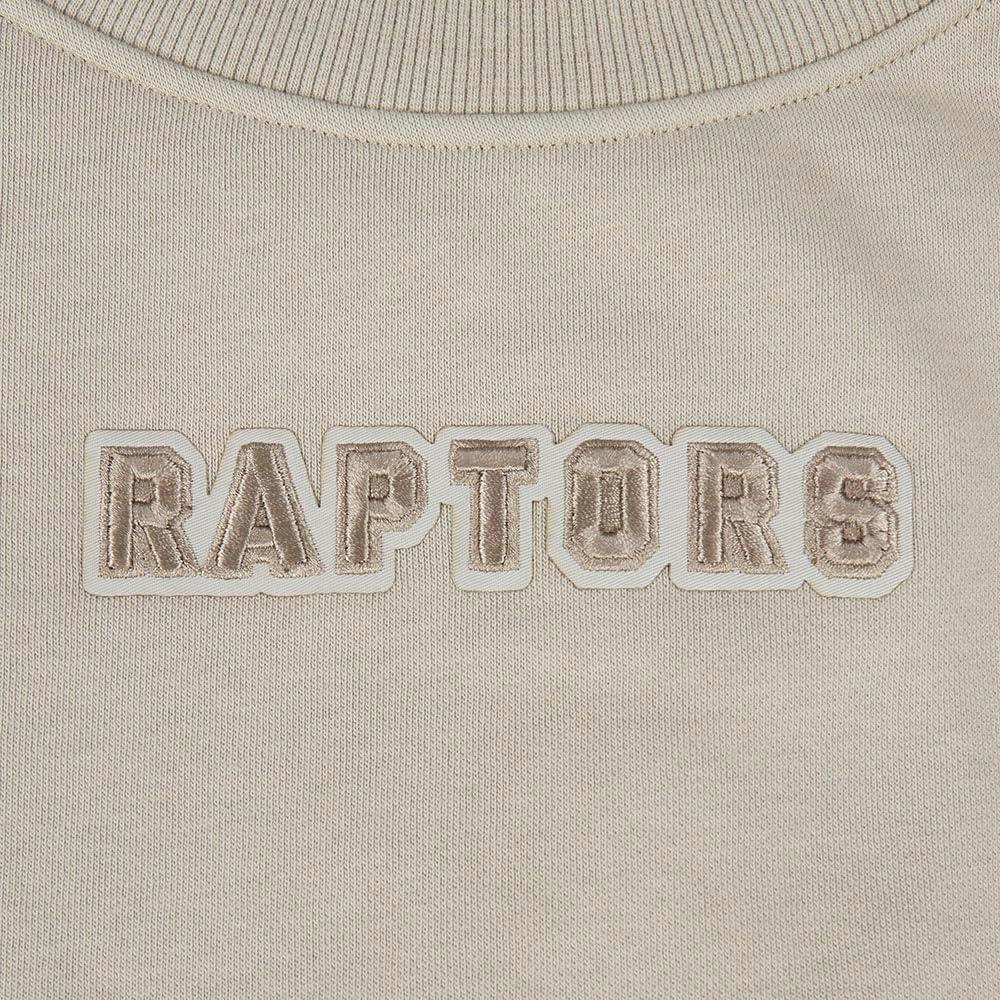imagePRO STANDARD Womens NBA Wingspan Brushed Back French Terry Crewneck SweatshirtTaupe