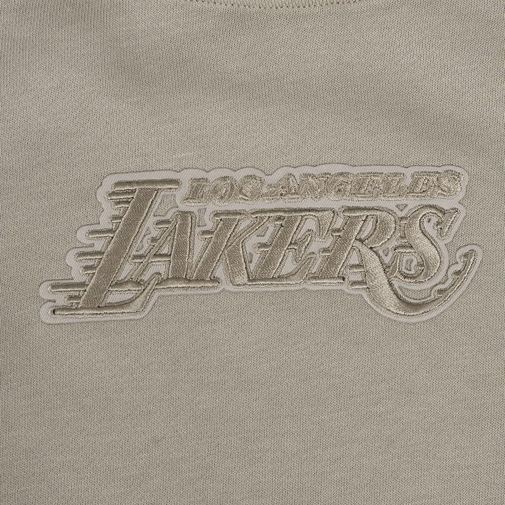 imagePRO STANDARD Womens NBA Wingspan Brushed Back French Terry Crewneck SweatshirtTaupe