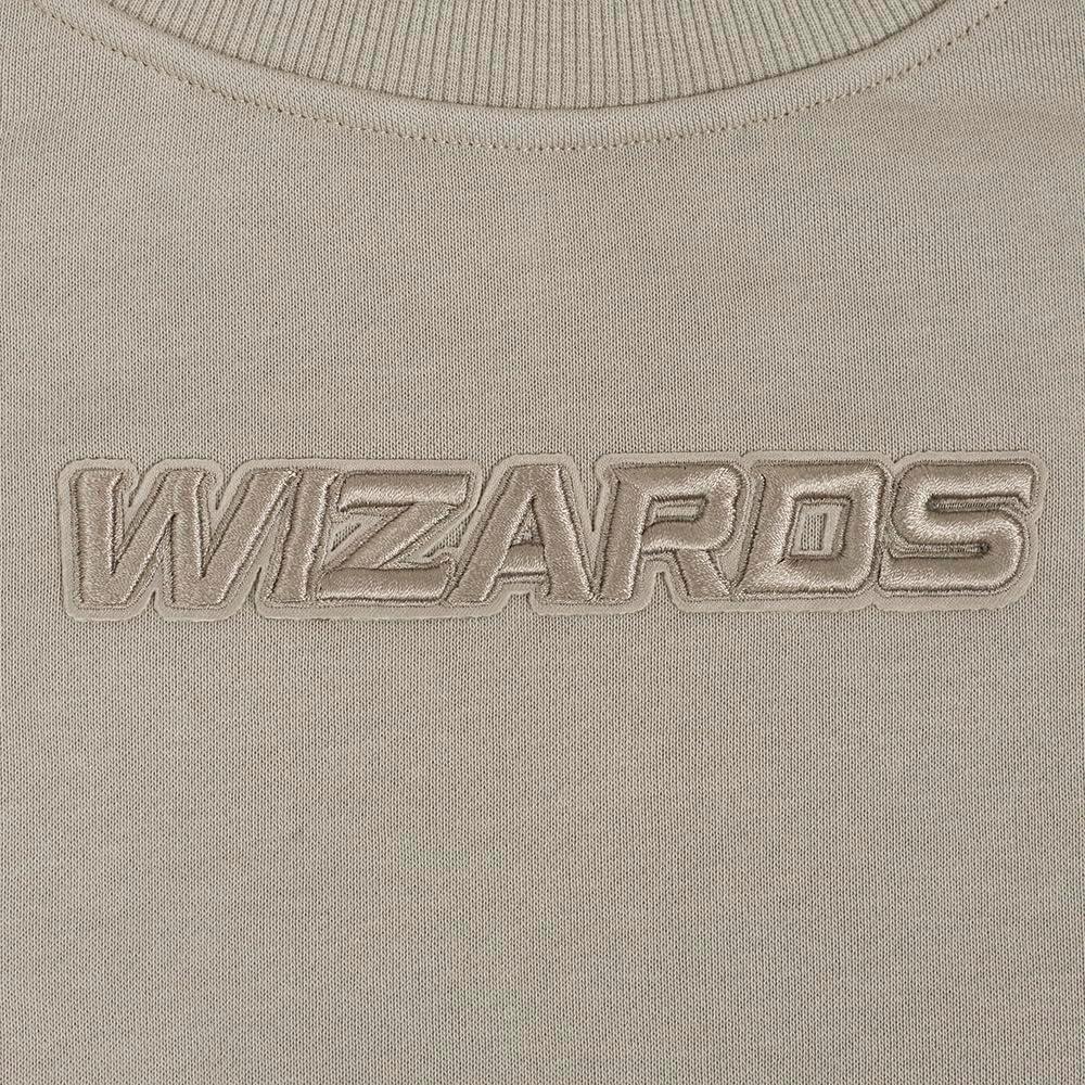 imagePRO STANDARD Womens NBA Wingspan Brushed Back French Terry Crewneck SweatshirtTaupe