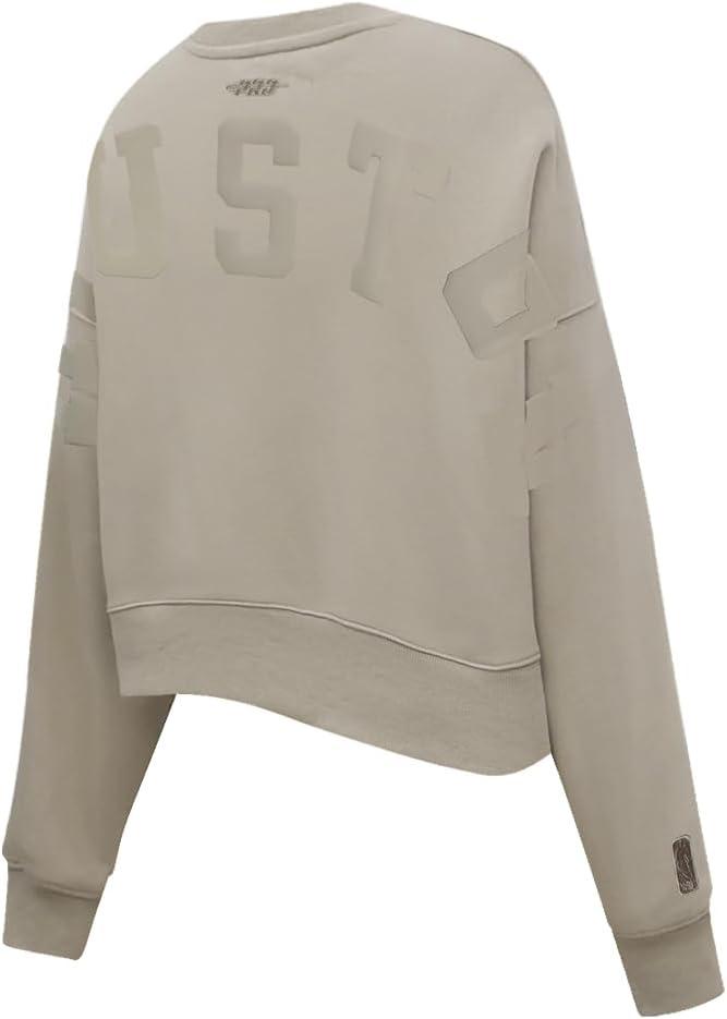 imagePRO STANDARD Womens NBA Wingspan Brushed Back French Terry Crewneck SweatshirtTaupe