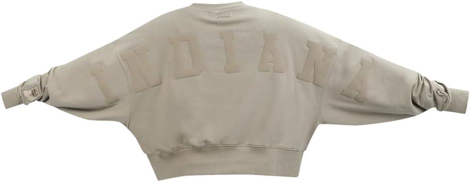 imagePRO STANDARD Womens NBA Wingspan Brushed Back French Terry Crewneck SweatshirtTaupe