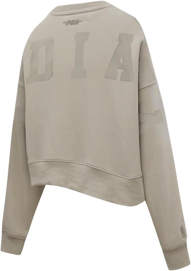 imagePRO STANDARD Womens NBA Wingspan Brushed Back French Terry Crewneck SweatshirtTaupe