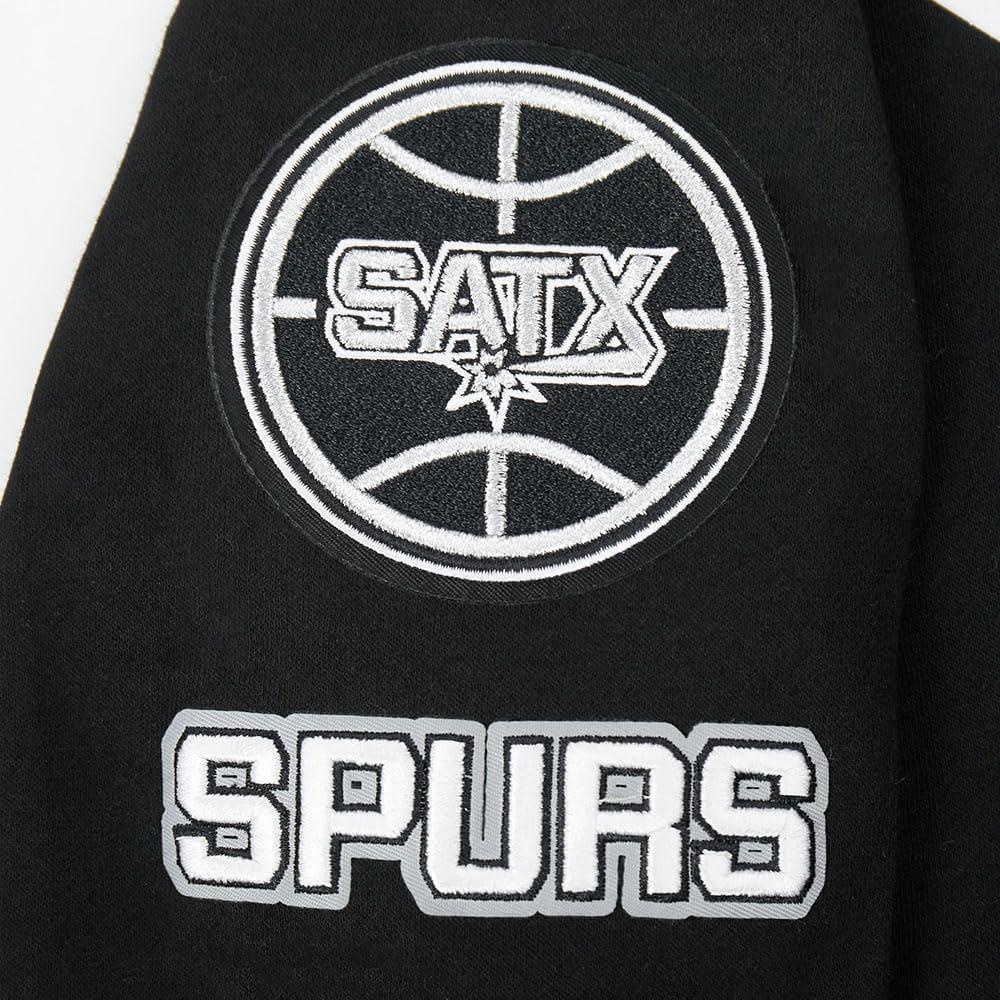 imagePro Standard Boys Big NBA San Antonio Spurs Classic Player Fleece Pull Over HoodieBlack