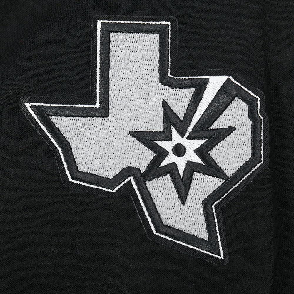 imagePro Standard Boys Big NBA San Antonio Spurs Classic Player Fleece Pull Over HoodieBlack