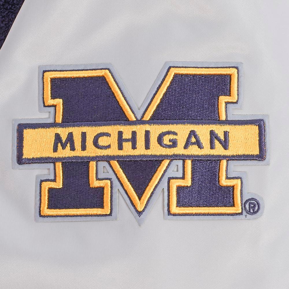 imagePro Standard MENS COLLEGE COLLEGE CLASSIC CHENILLE SATIN SATIN JACKETSilver