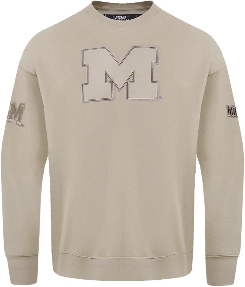 imagePro Standard Mens College Neutral Fleece Crewneck SweatshirtTaupe