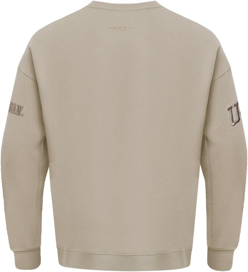 imagePro Standard Mens College Neutral Fleece Crewneck SweatshirtTaupe