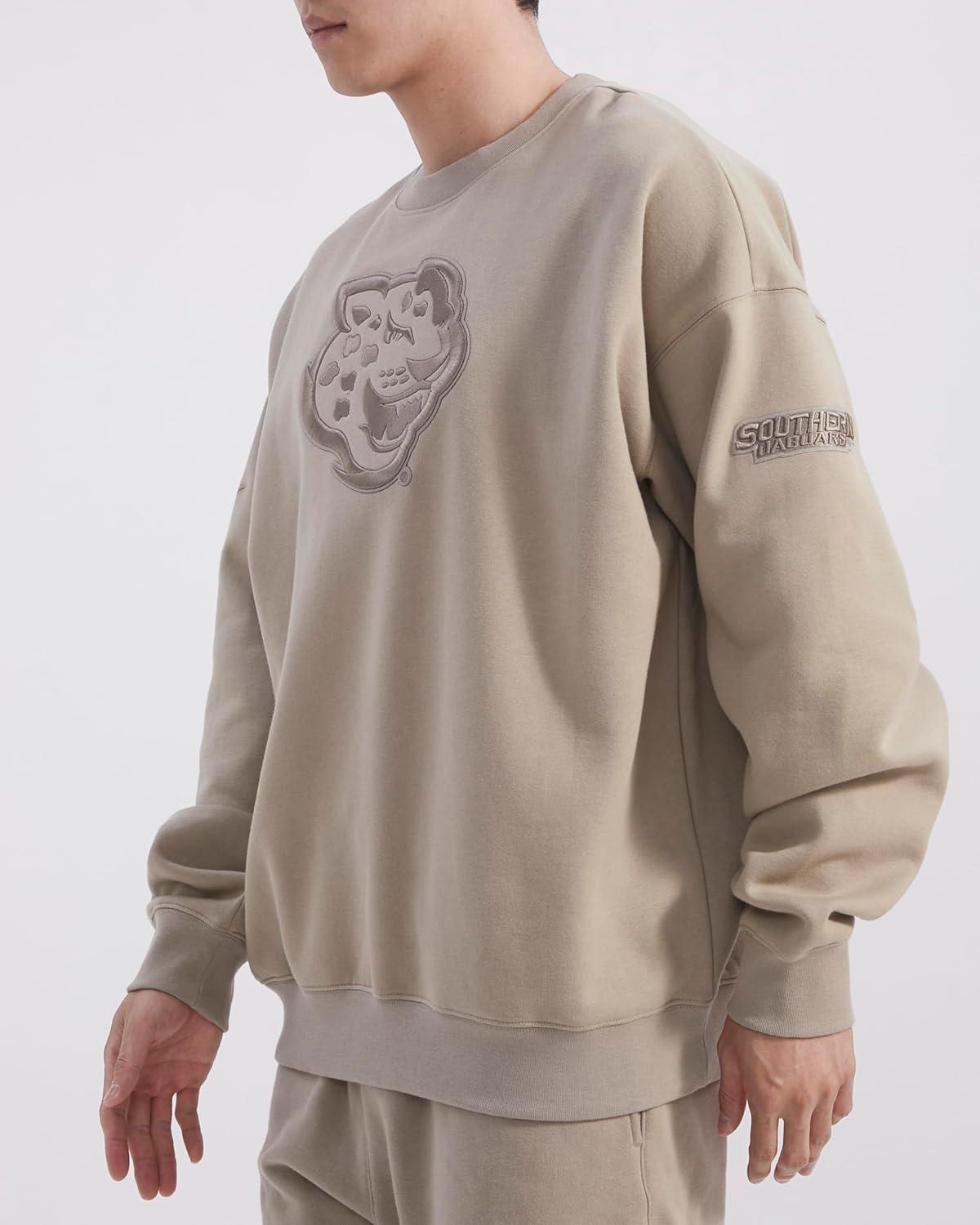 imagePro Standard Mens College Neutral Fleece Crewneck SweatshirtTaupe