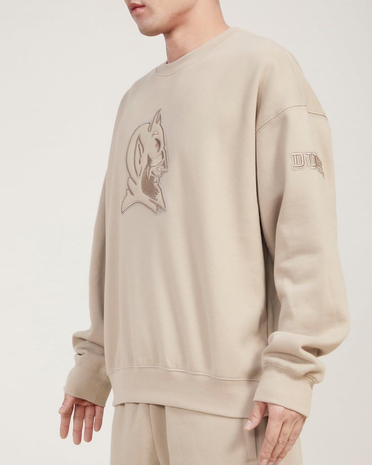 imagePro Standard Mens College Neutral Fleece Crewneck SweatshirtTaupe