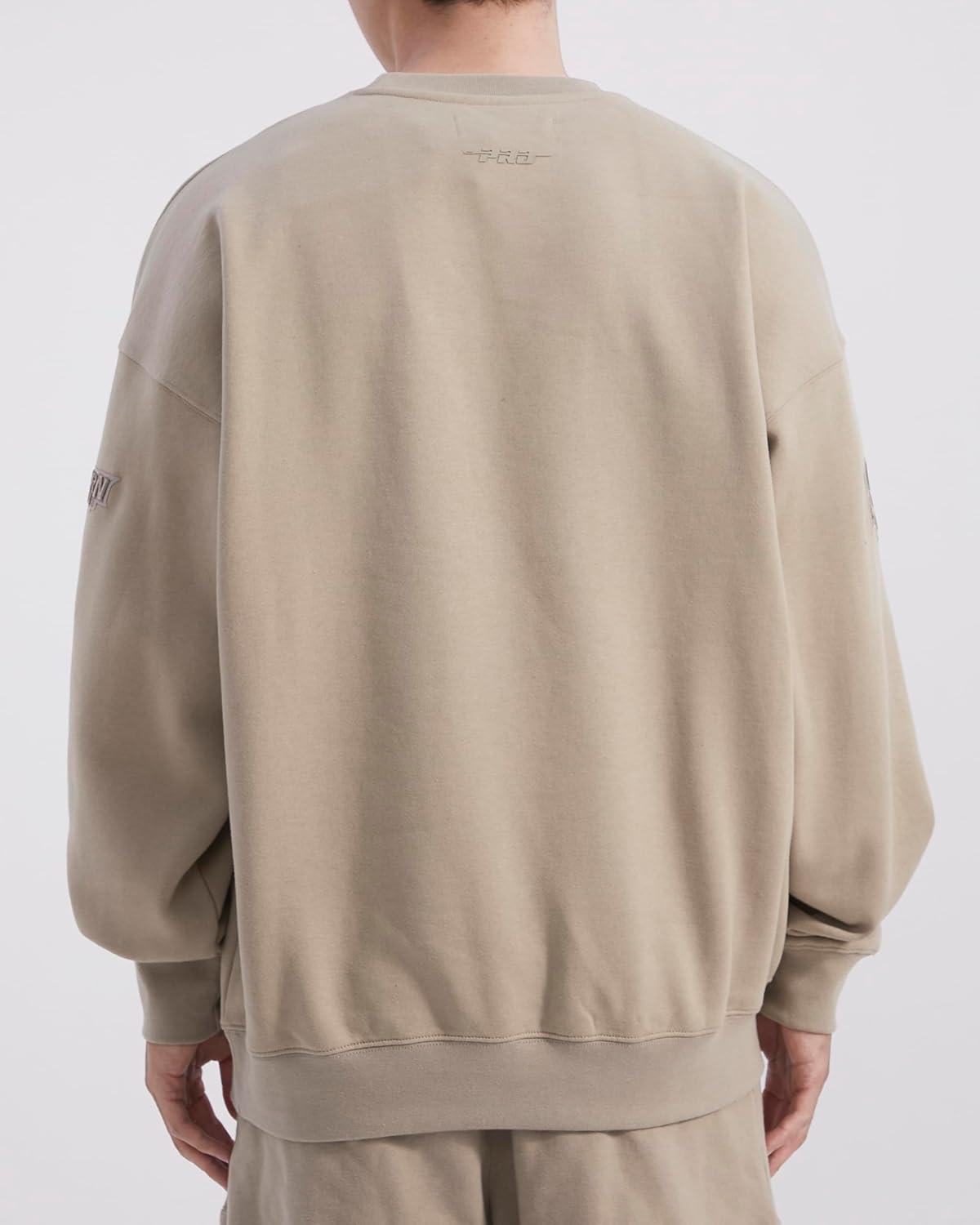 imagePro Standard Mens College Neutral Fleece Crewneck SweatshirtTaupe