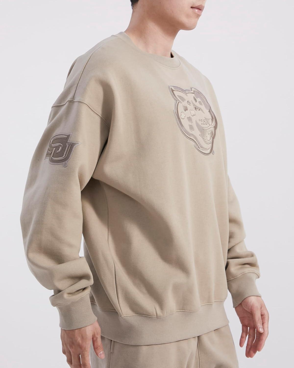 imagePro Standard Mens College Neutral Fleece Crewneck SweatshirtTaupe