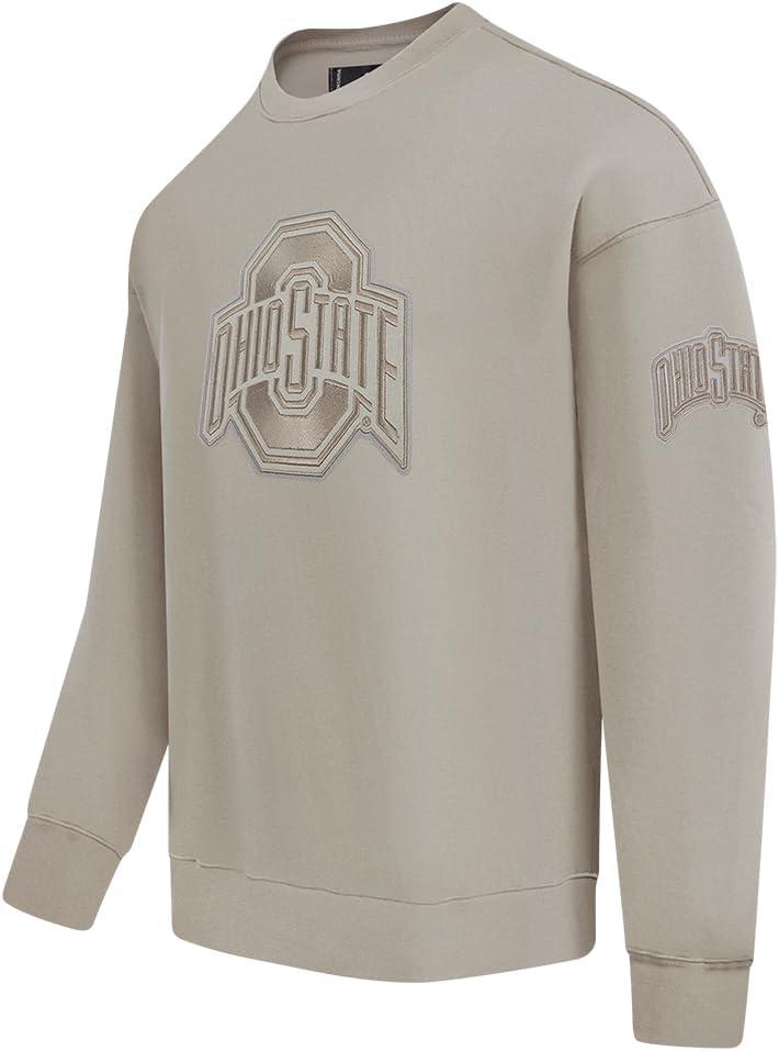 imagePro Standard Mens College Neutral Fleece Crewneck SweatshirtTaupe