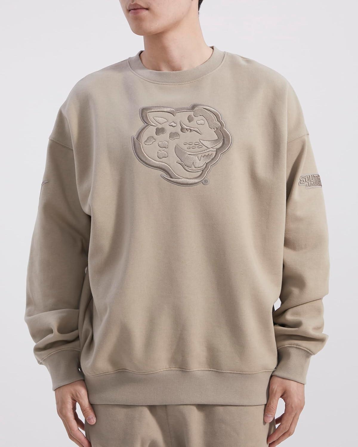 imagePro Standard Mens College Neutral Fleece Crewneck SweatshirtTaupe