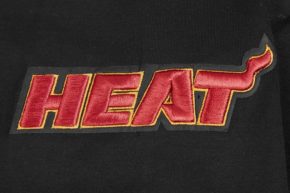 imagePro Standard Mens NBA Classic Chenille Cotton Double Knit Full Zip HoodieBlack