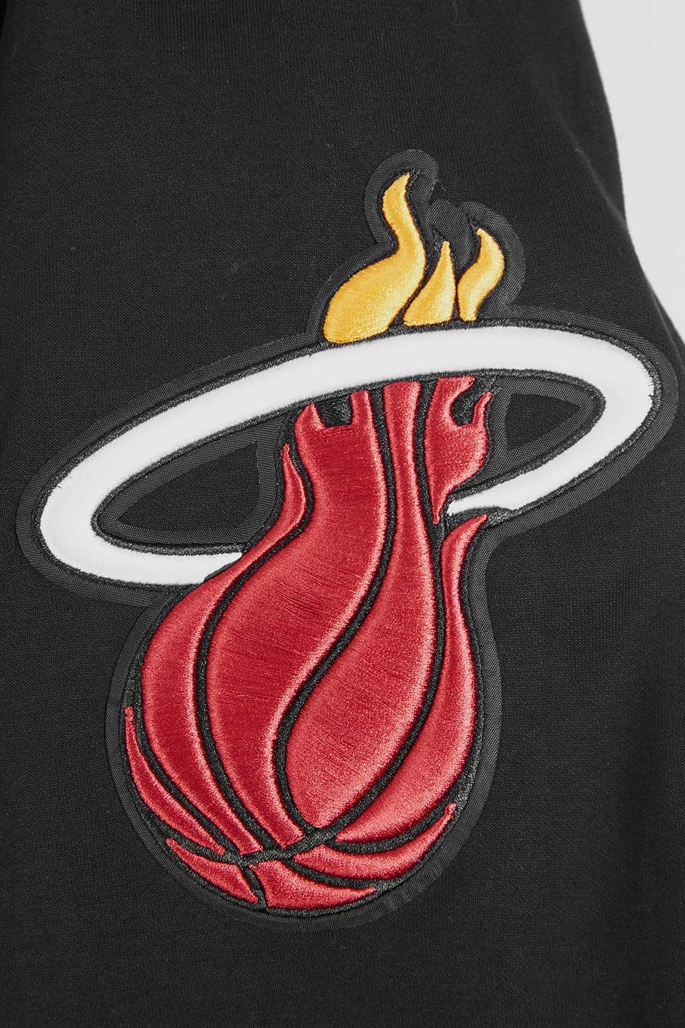 imagePro Standard Mens NBA Classic Chenille Cotton Double Knit Full Zip HoodieBlack
