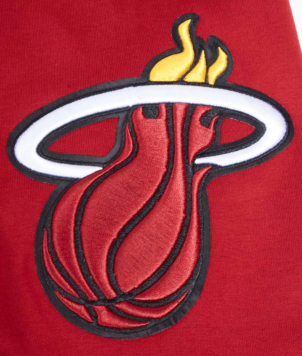 imagePro Standard Mens NBA Classic Chenille Cotton Double Knit Full Zip HoodieCardinal Red