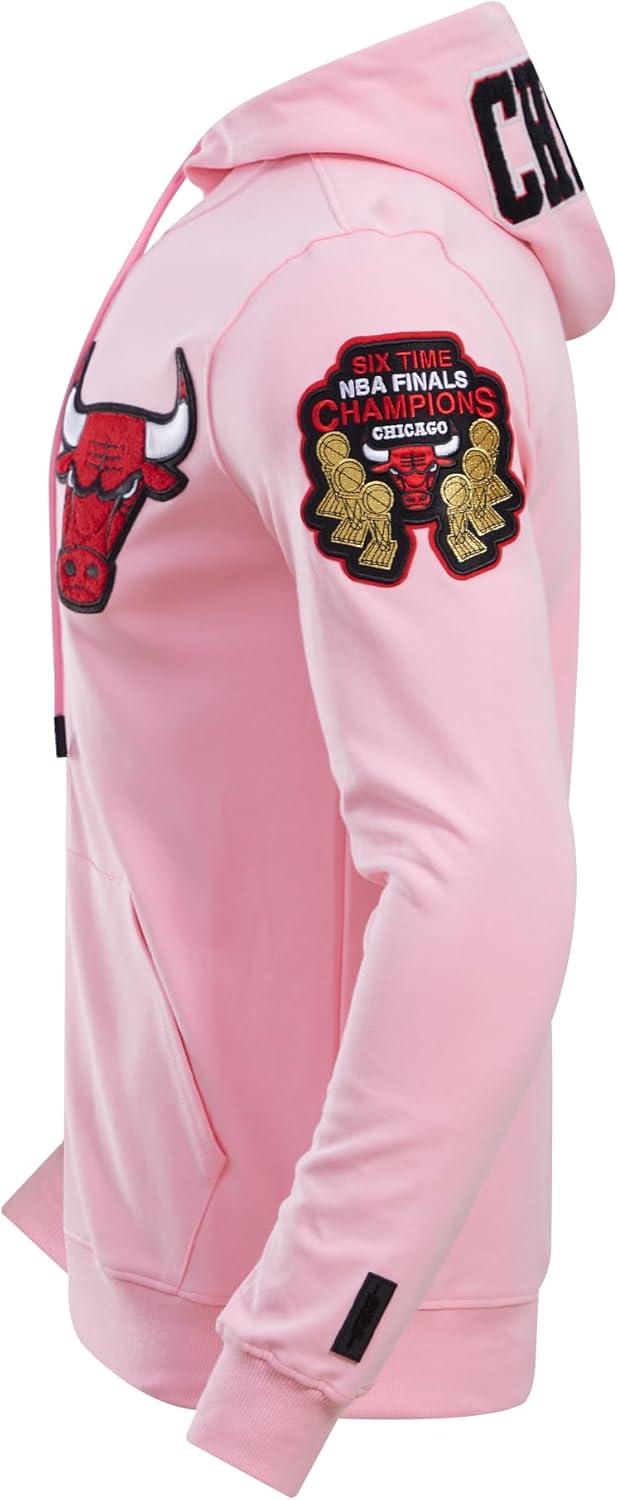 imagePro Standard Mens NBA Classic Chenille Cotton Double Knit Full Zip HoodiePink