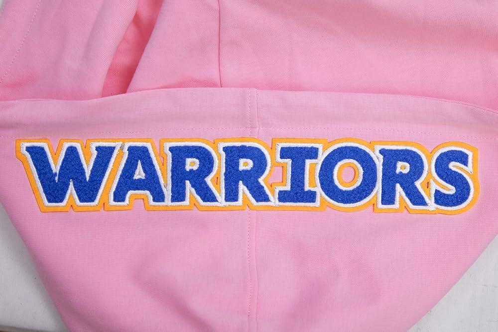 imagePro Standard Mens NBA Classic Chenille Cotton Double Knit Full Zip HoodiePink