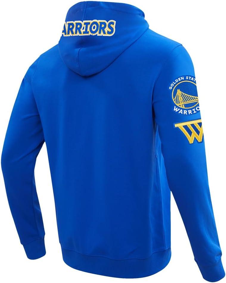 imagePro Standard Mens NBA Classic Chenille Cotton Double Knit Full Zip HoodieRoyal Blue