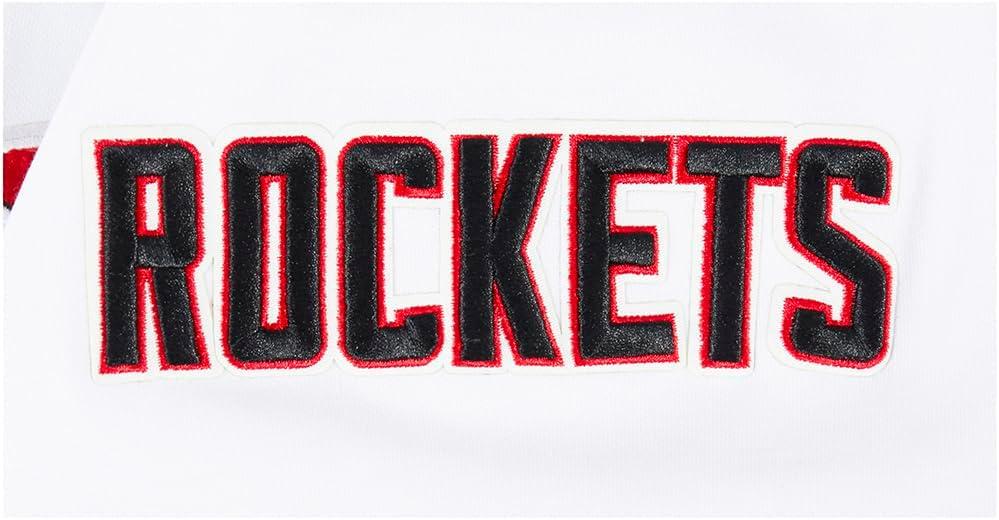imagePro Standard Mens NBA Classic Chenille Cotton Double Knit Full Zip HoodieWhite