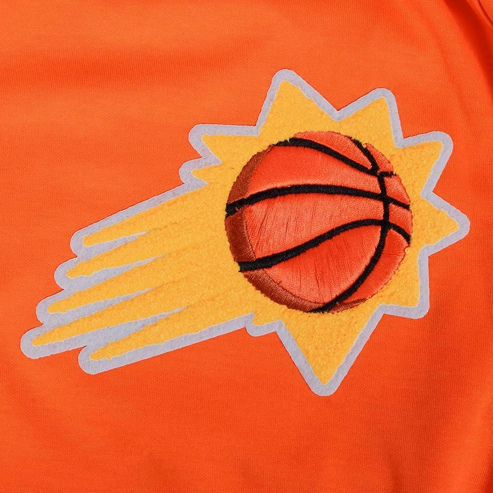 imagePro Standard Mens NBA Classic Chenille Pull Over HoodieOrange