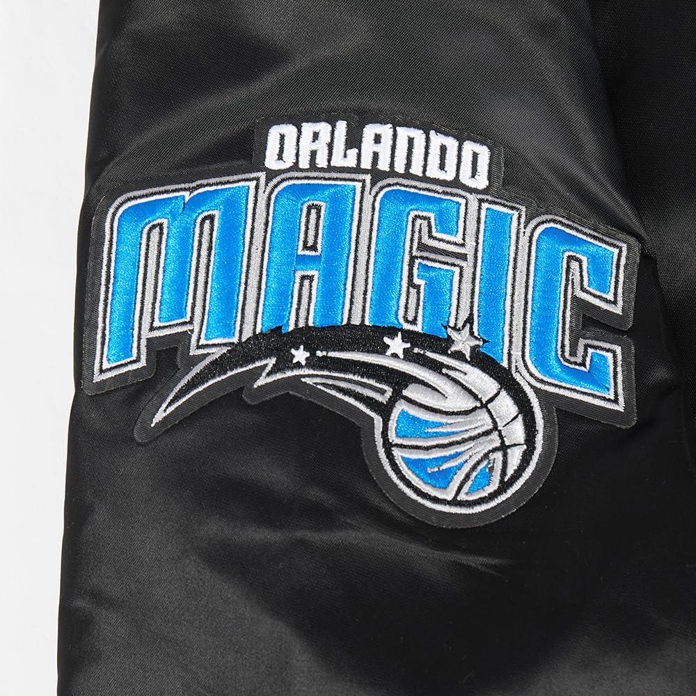 imagePro Standard Mens NBA Old English Satin JacketBlack