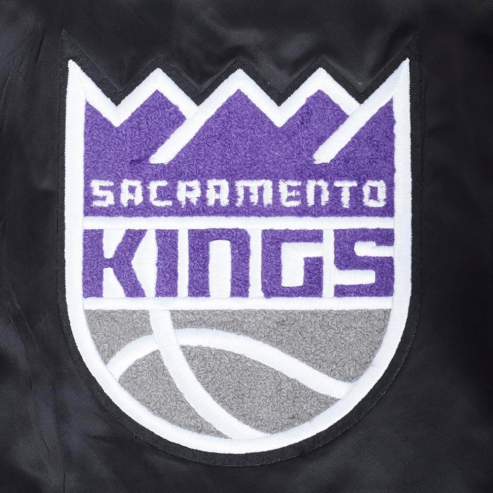 imagePro Standard Mens NBA Old English Satin JacketBlack