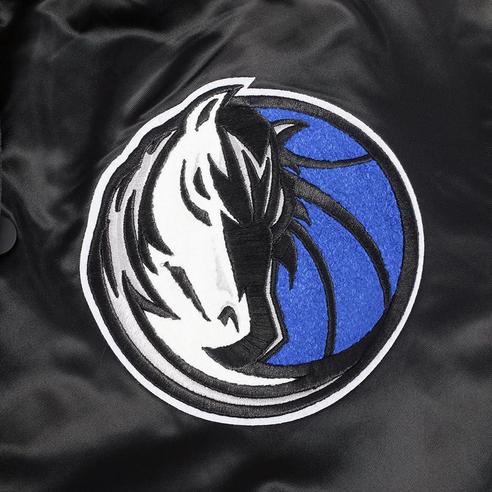 imagePro Standard Mens NBA Old English Satin JacketBlack