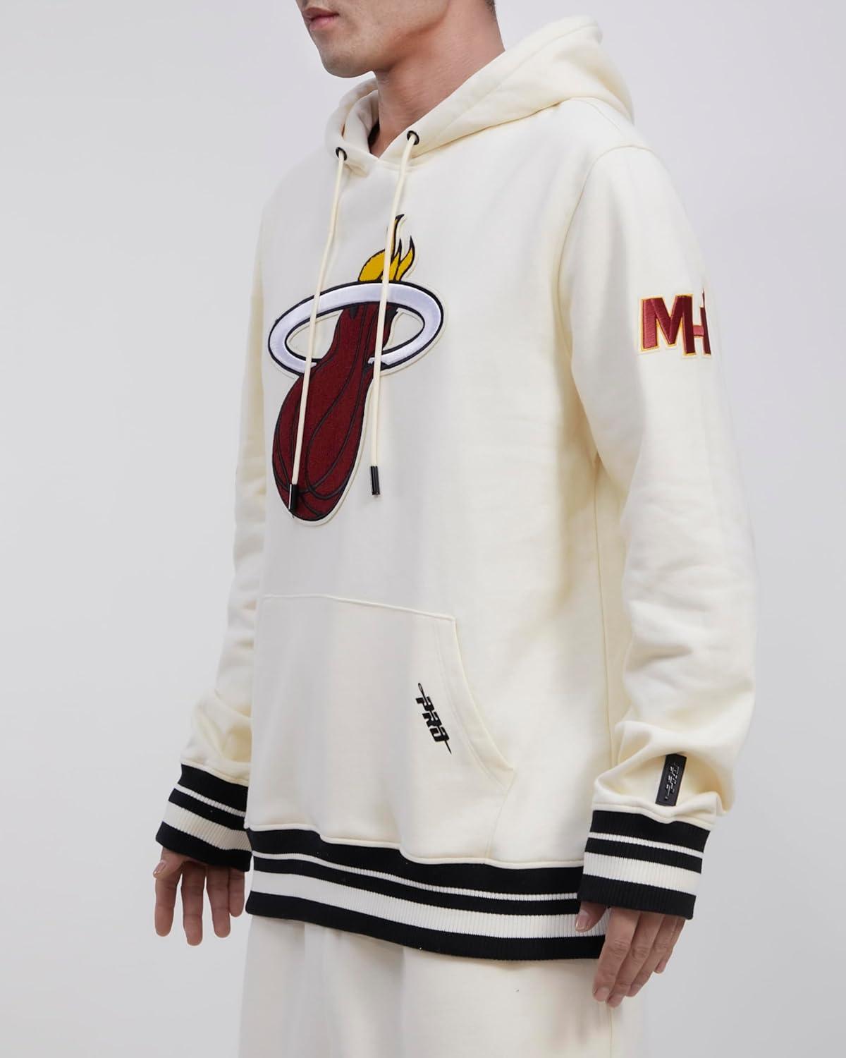 imagePro Standard Mens NBA Retro Classics Pull Over HoodieEggshell Black