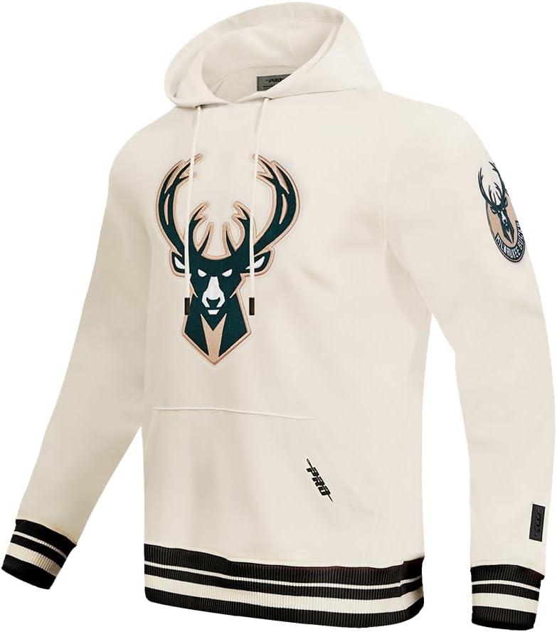 imagePro Standard Mens NBA Retro Classics Pull Over HoodieEggshell Black
