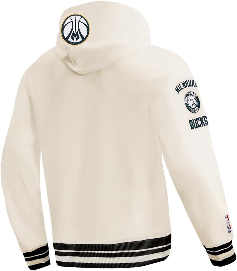 imagePro Standard Mens NBA Retro Classics Pull Over HoodieEggshell Black