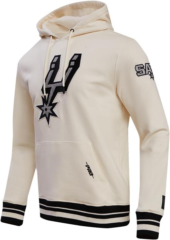 imagePro Standard Mens NBA Retro Classics Pull Over HoodieEggshell Black
