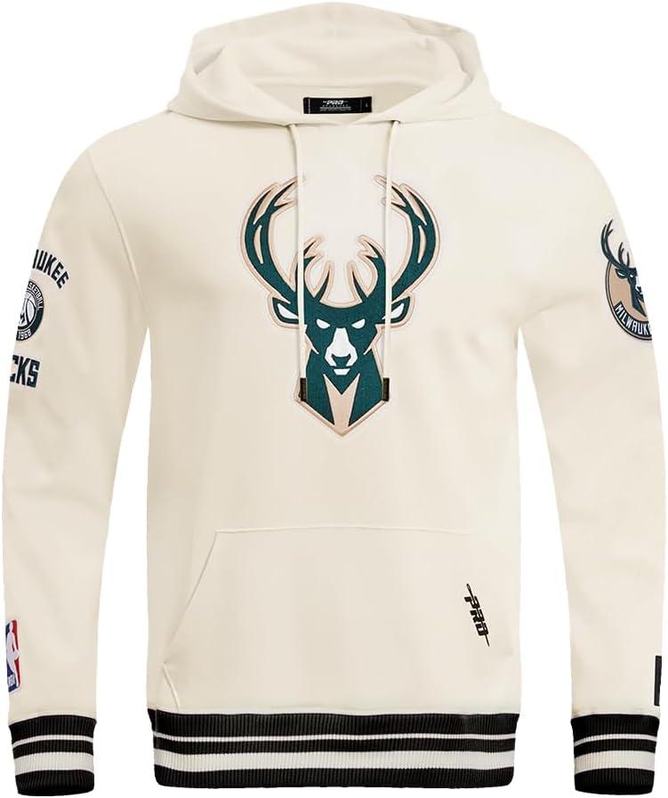 imagePro Standard Mens NBA Retro Classics Pull Over HoodieEggshell Black