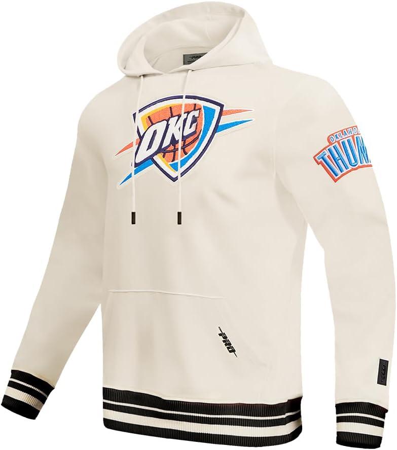 imagePro Standard Mens NBA Retro Classics Pull Over HoodieEggshell Black