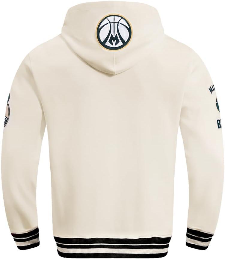 imagePro Standard Mens NBA Retro Classics Pull Over HoodieEggshell Black