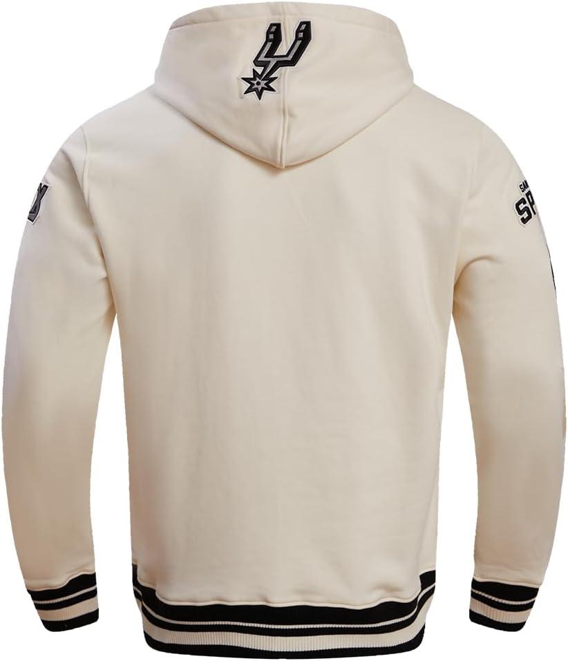 imagePro Standard Mens NBA Retro Classics Pull Over HoodieEggshell Black