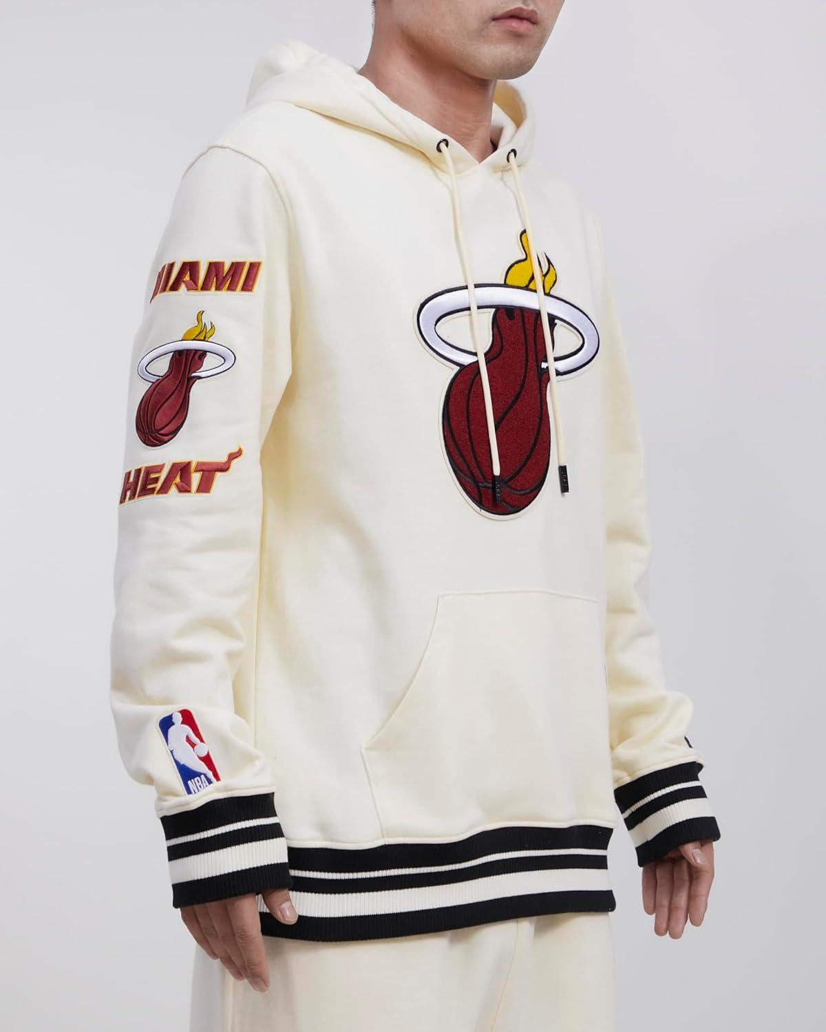 imagePro Standard Mens NBA Retro Classics Pull Over HoodieEggshell Black